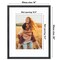 Americanflat Vintage Frames - Picture Frame with Beaded Accents - Use with Included Mat - Distressed Finish